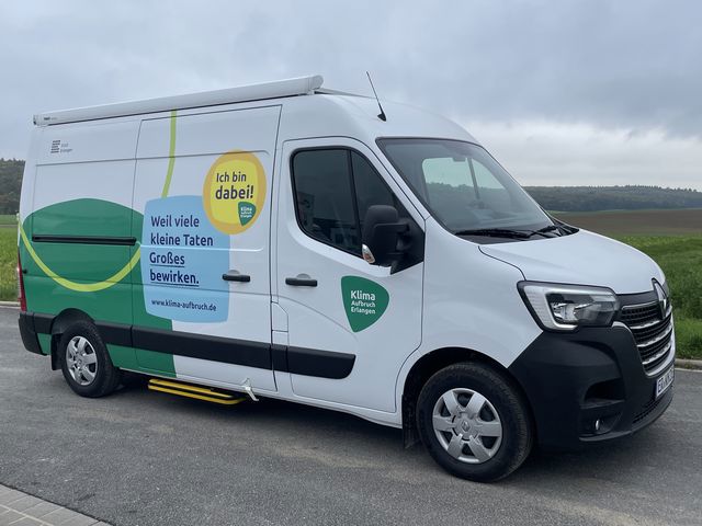 Das Klimamobil der Energieberatung unterwegs