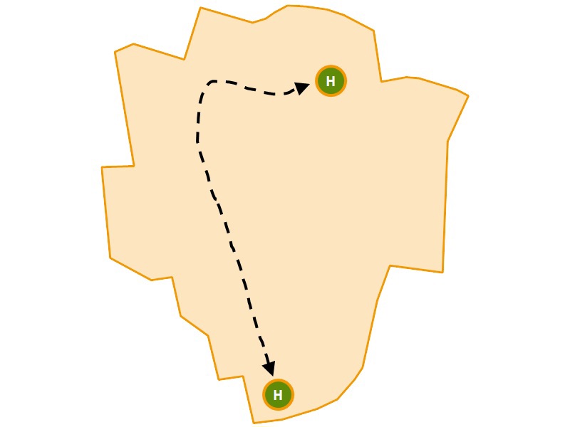 Grafik kostenloser ÖPNV Fahrt innerhalb des Innenstadtbereichs 