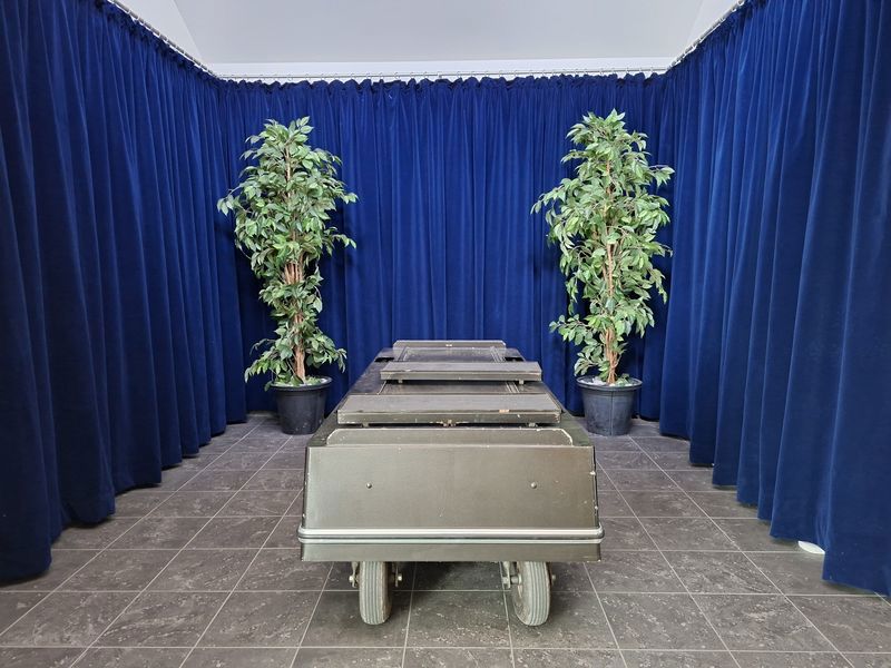 Aufbahrungsraum auf dem Westfriedhof