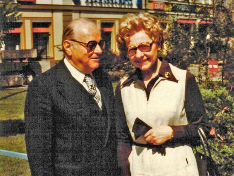 Shlomo Lewin und Frida Poeschke.