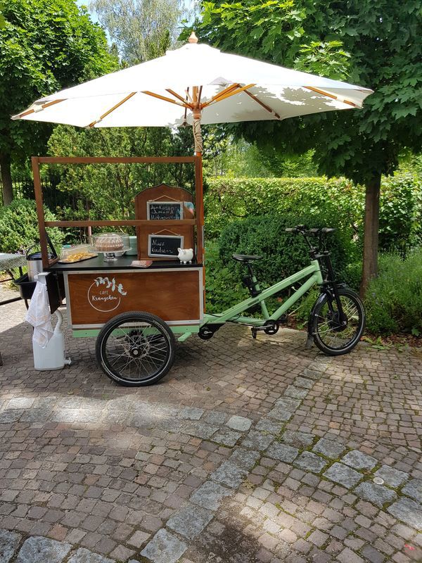Lastenrad als Café