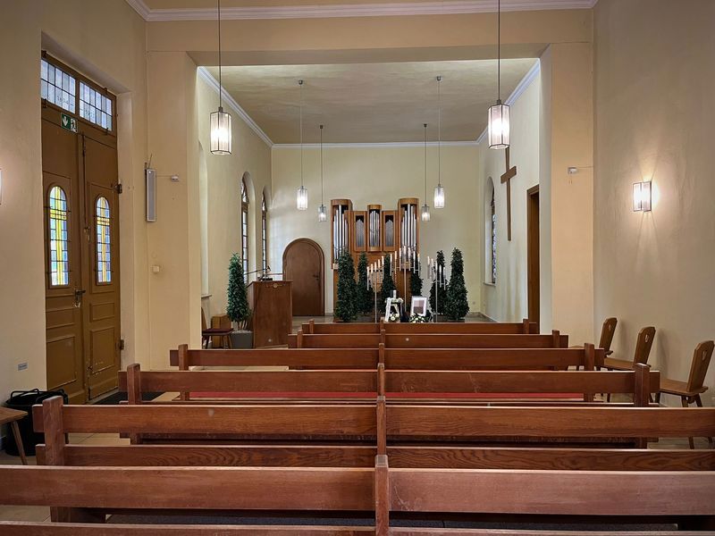 Aussegnungshalle Zentralfriedhof innen
