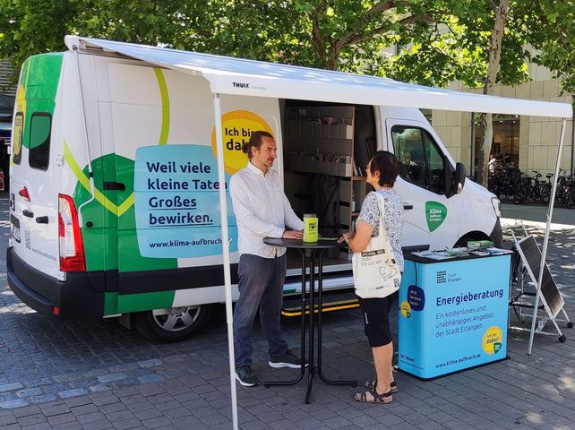 Energieberatung am Klimamobil