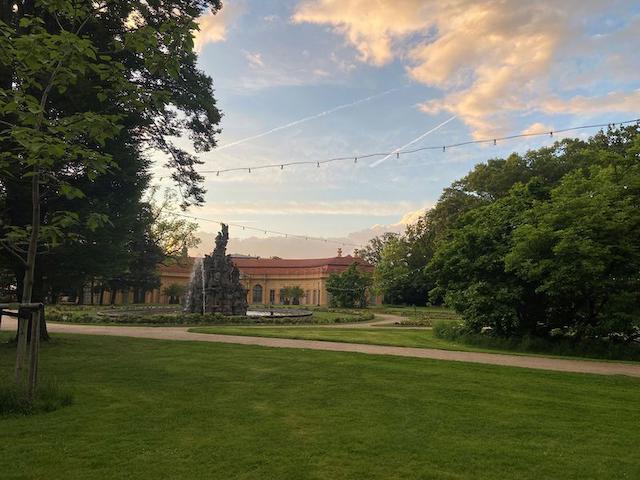 Schlossgarten im Sommer 