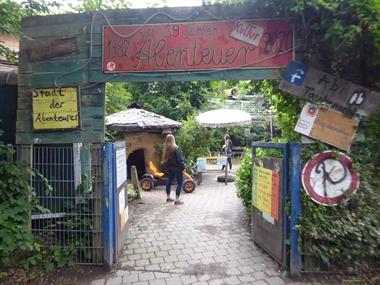 Entrance to the Taubenschlag adventure playground
