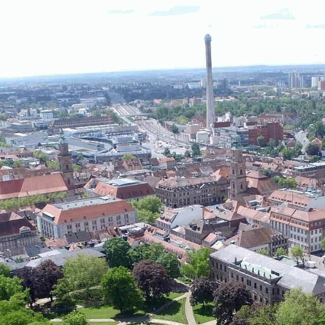 Luftbild Stadt Erlangen