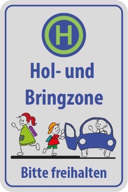 Abbildung: Beschilderung Hol-Bringzone
