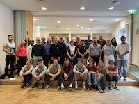 Group photo of the participants from Erlangen and Bolzano on the topic of youth work.