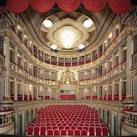 Stage at the Theater Stadt Erlangen.