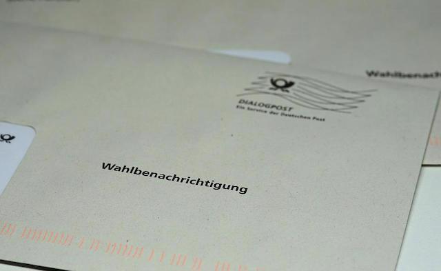 Envelope with election notification